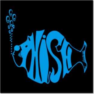 Phish Blue Posters and Art